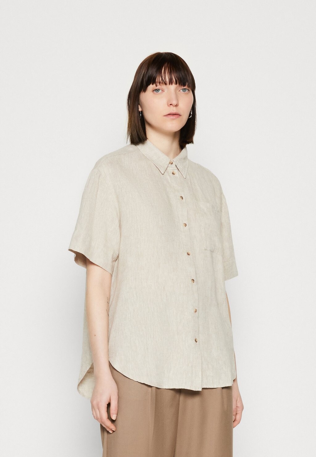

Блуза на пуговицах Moss Copenhagen