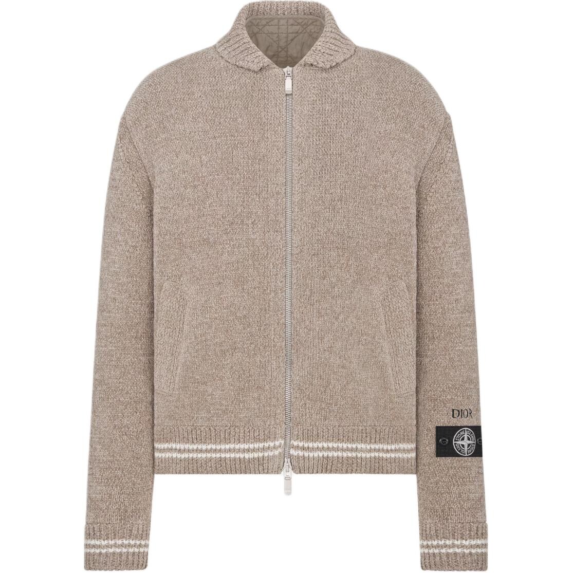 

Stone Island X Knitwear Men Taupe Dior, коричневый