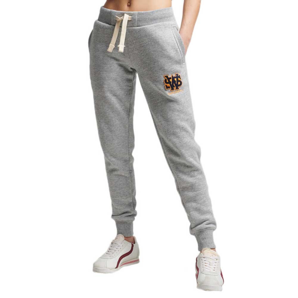 

Джоггеры Superdry Vintage Collegiate, серый