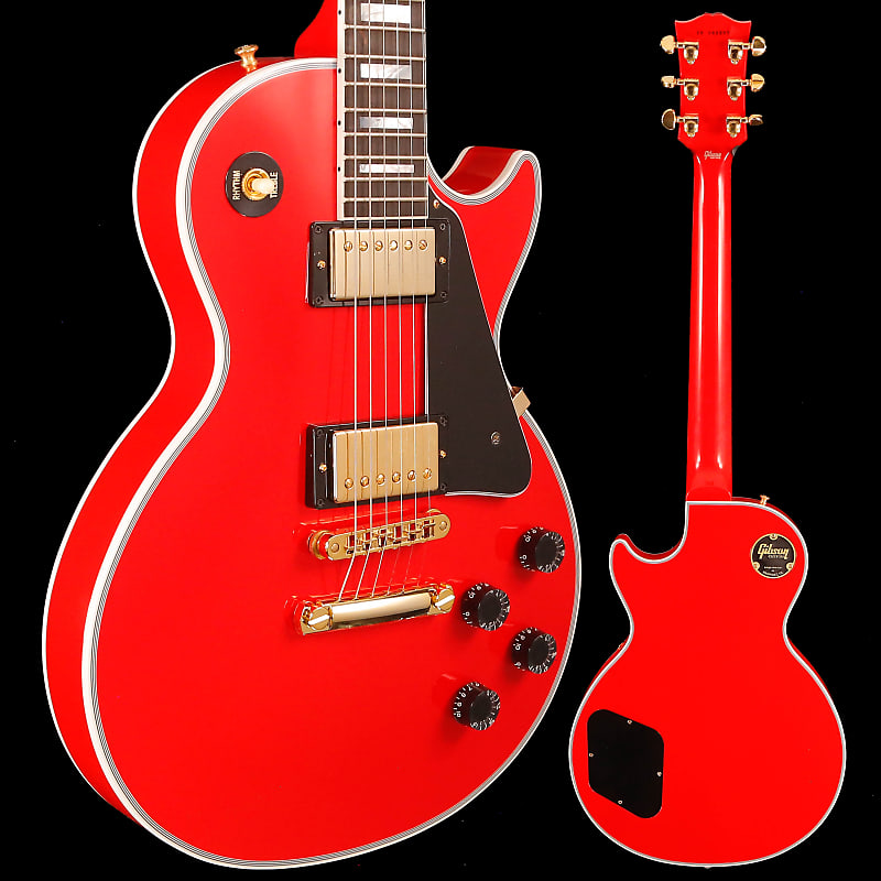 Электрогитара Gibson Les Paul Custom, All Ferrari Red w Gold Hardware 9lbs 12.3oz