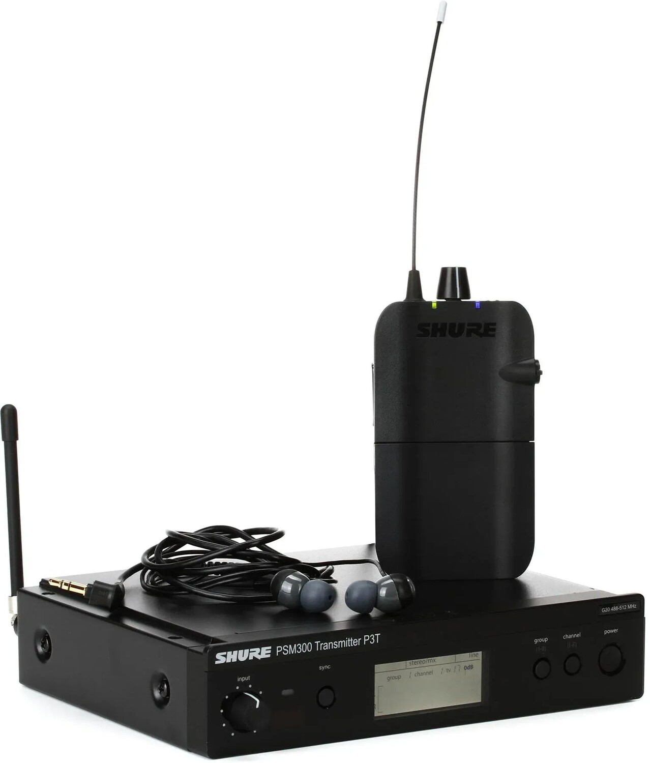 

Беспроводная система внутриканального мониторинга Shure PSM300 P3TR112GR — ремешок G20
