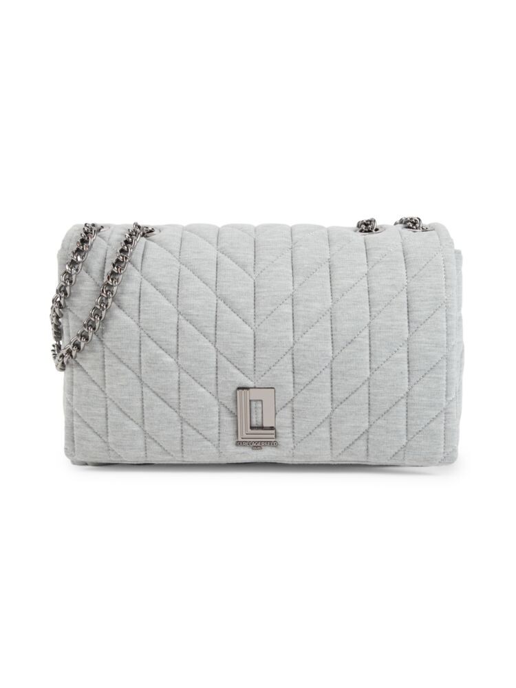 

Большая стеганая сумка через плечо Karl Lagerfeld Paris, цвет Grey Heather