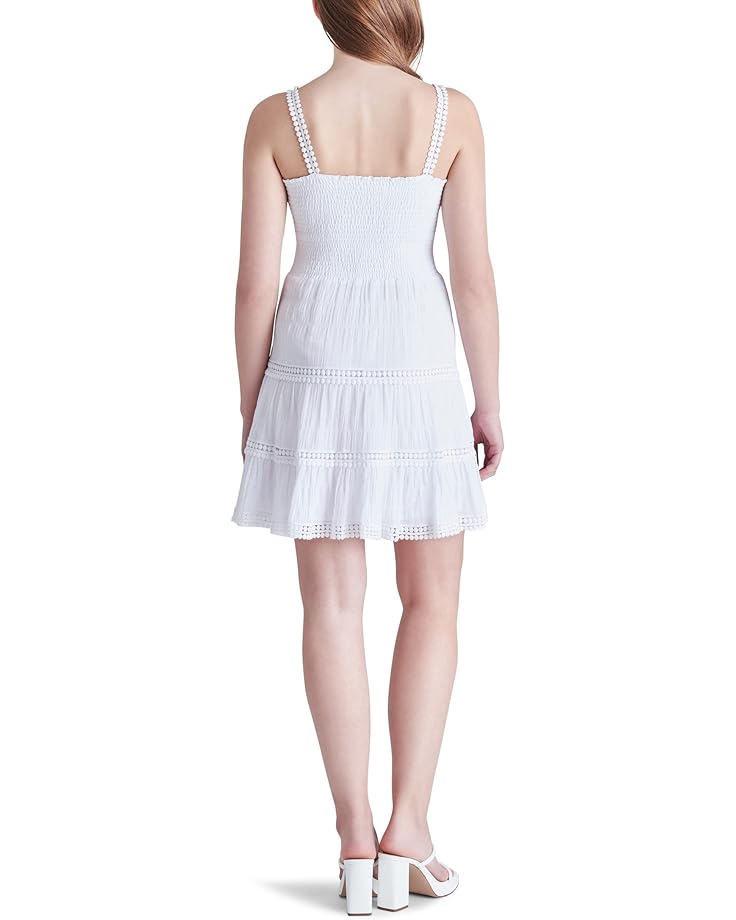 Платье Steve Madden Happy Tiers Dress, цвет Optic White платье steve madden denise цвет optic white