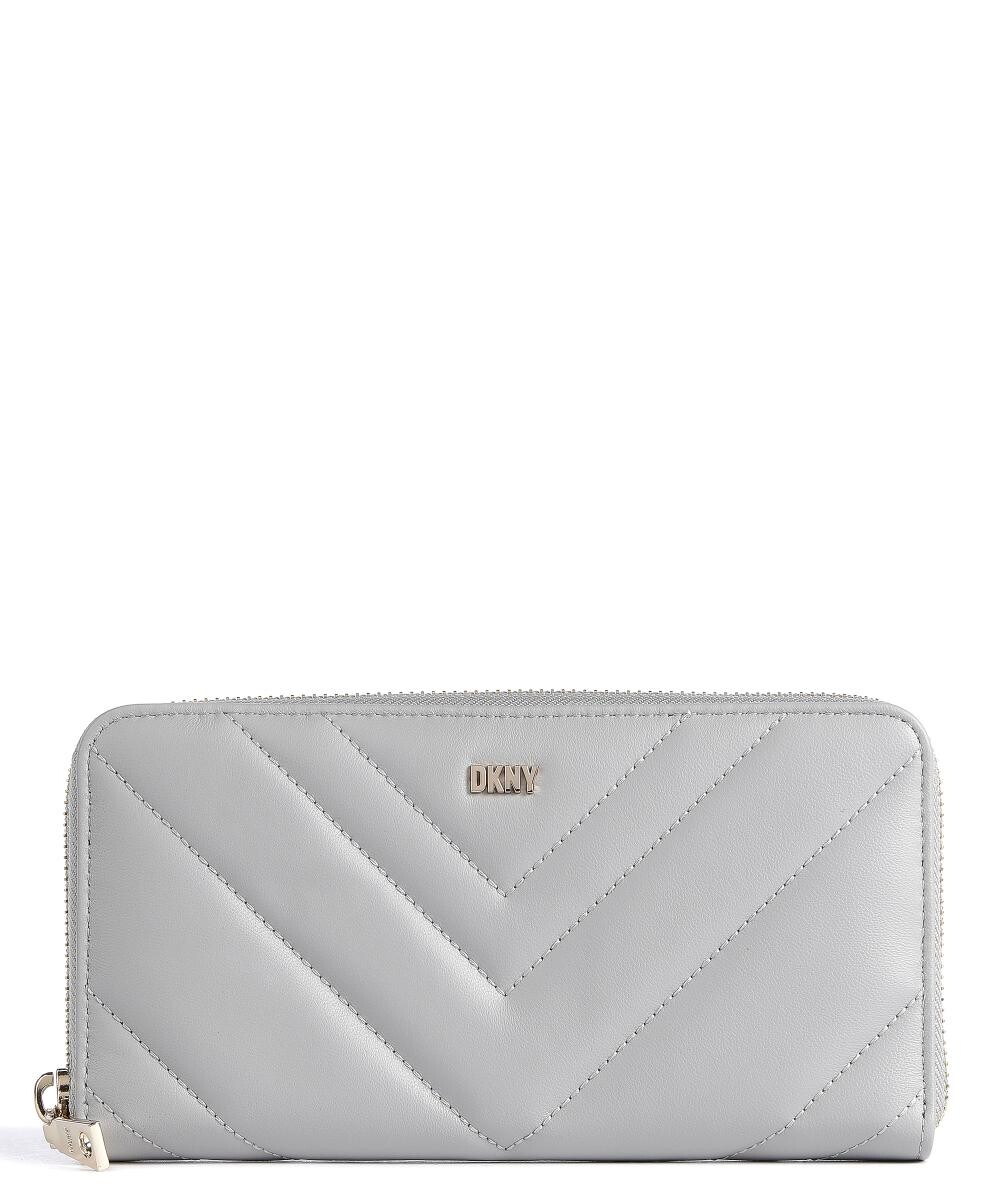 

кошелек Madison из кожи ягненка Dkny, серый