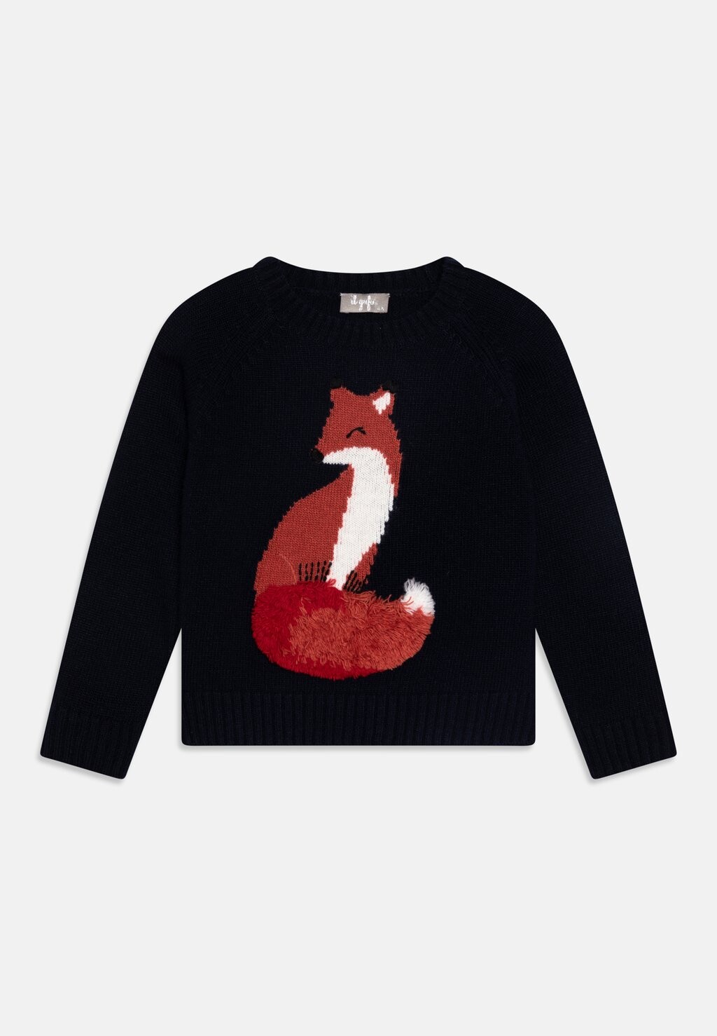 Свитер Fox Unisex Il Gufo, синий высокие кроссовки unisex il gufo песочный