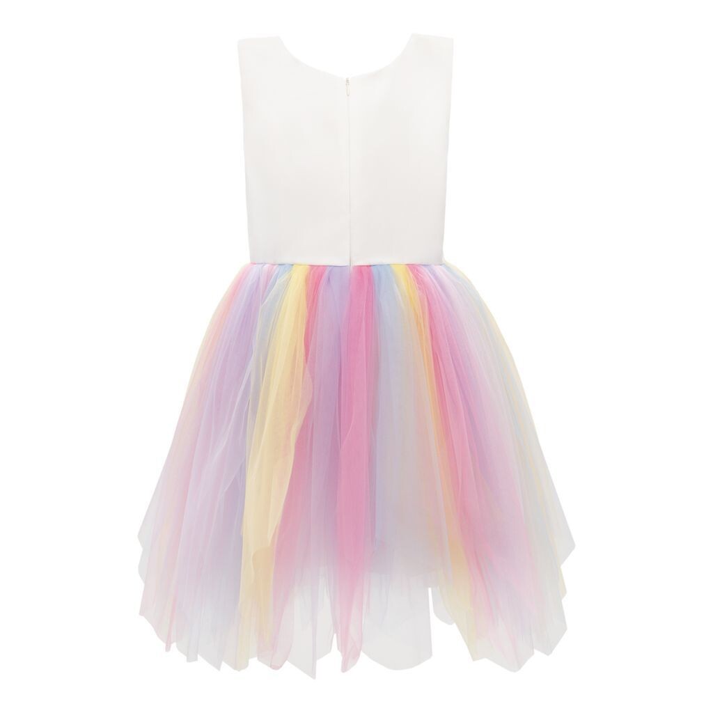 

Белое Радужное Платье Единорога Mimi Tutu, белый