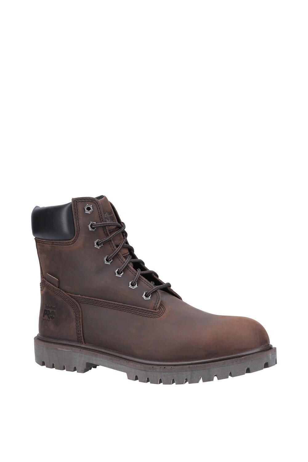 

Легендарные кожаные защитные ботинки Timberland Pro, коричневый