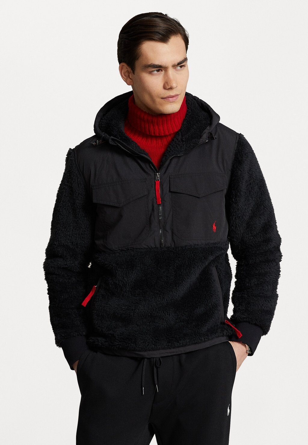 

Флисовая толстовка LONG SLEEVE Polo Ralph Lauren, черный