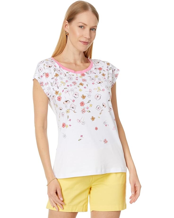 

Футболка Tommy Hilfiger Floral Ombre, белый