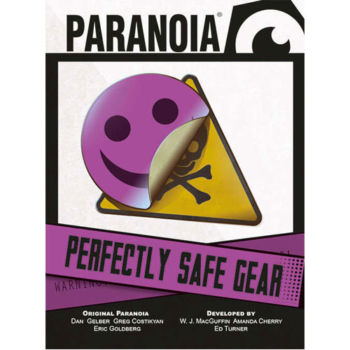 Книга Paranoia: Perfectly Safe Gear Mongoose Publishing книга sea of thieves roleplaying game mongoose publishing