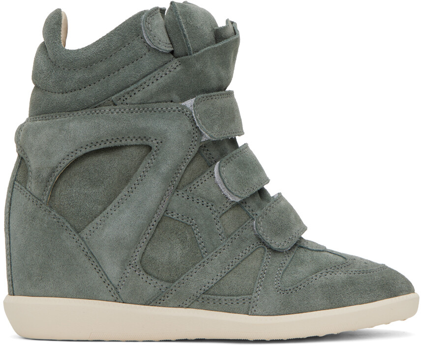 

Синие замшевые кроссовки Bekett Isabel Marant