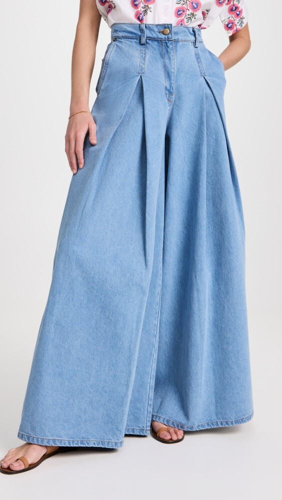 

Джинсы Fe Noel Front Pleat Wide Leg