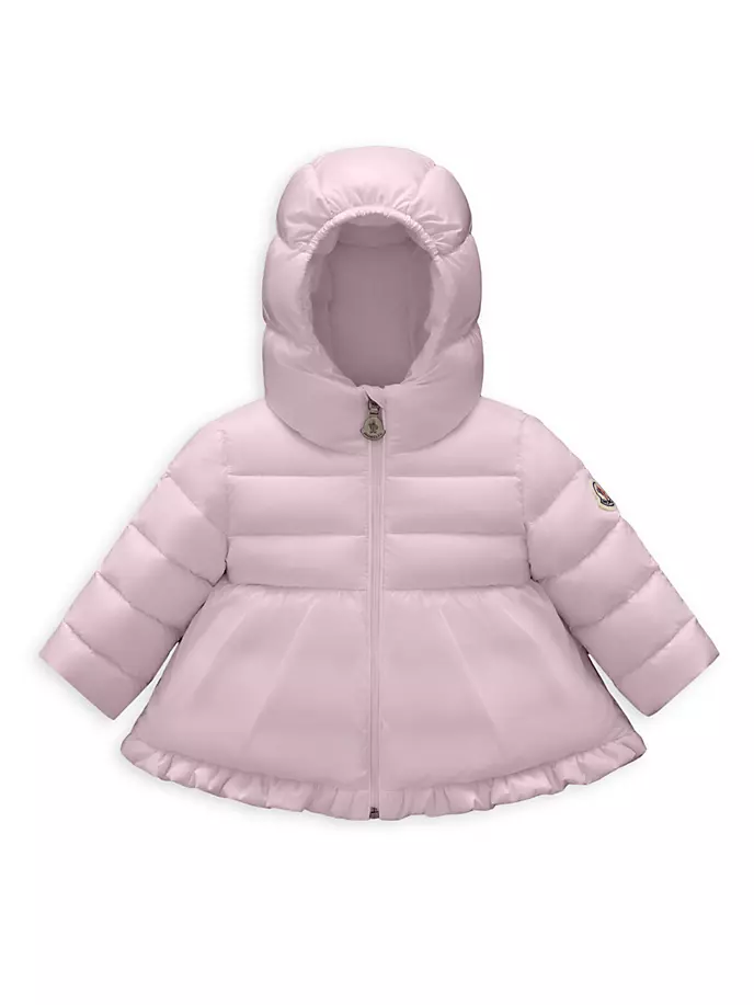 

Пальто Odile с капюшоном для маленьких девочек Moncler, розовый