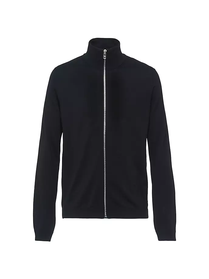 

Шерстяной кардиган Prada, черный
