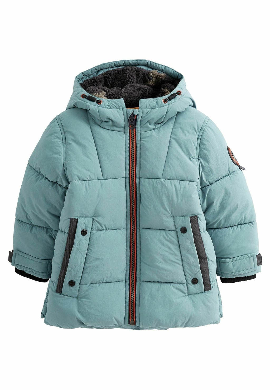 Зимнее пальто LONGLINE PADDED COAT Next, цвет mineral blue