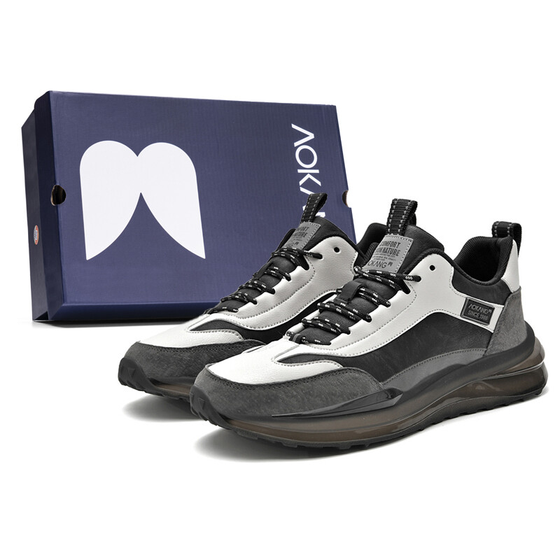 

Кроссовки мужские с низким верхом Aokang, цвет Black and white [standard sports shoe size]
