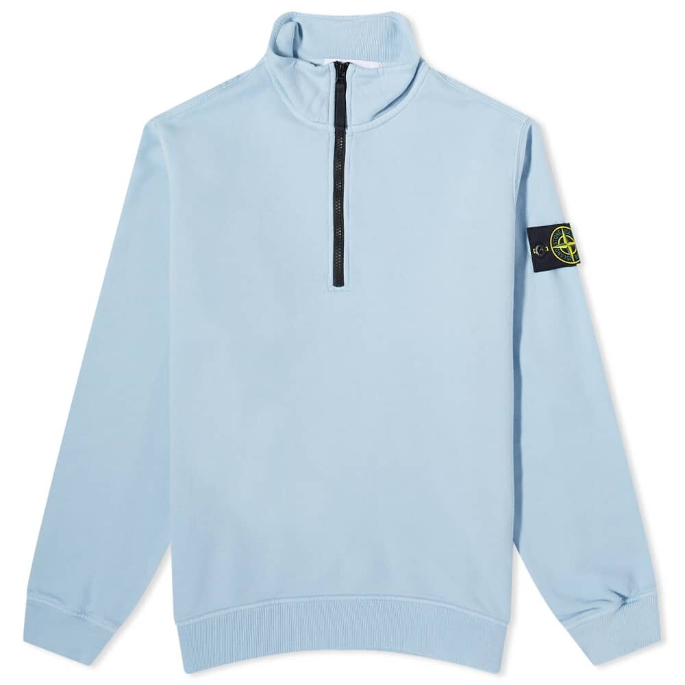 

Окрашенный в одежде спортивный свитер Stone Island на молнии до половины