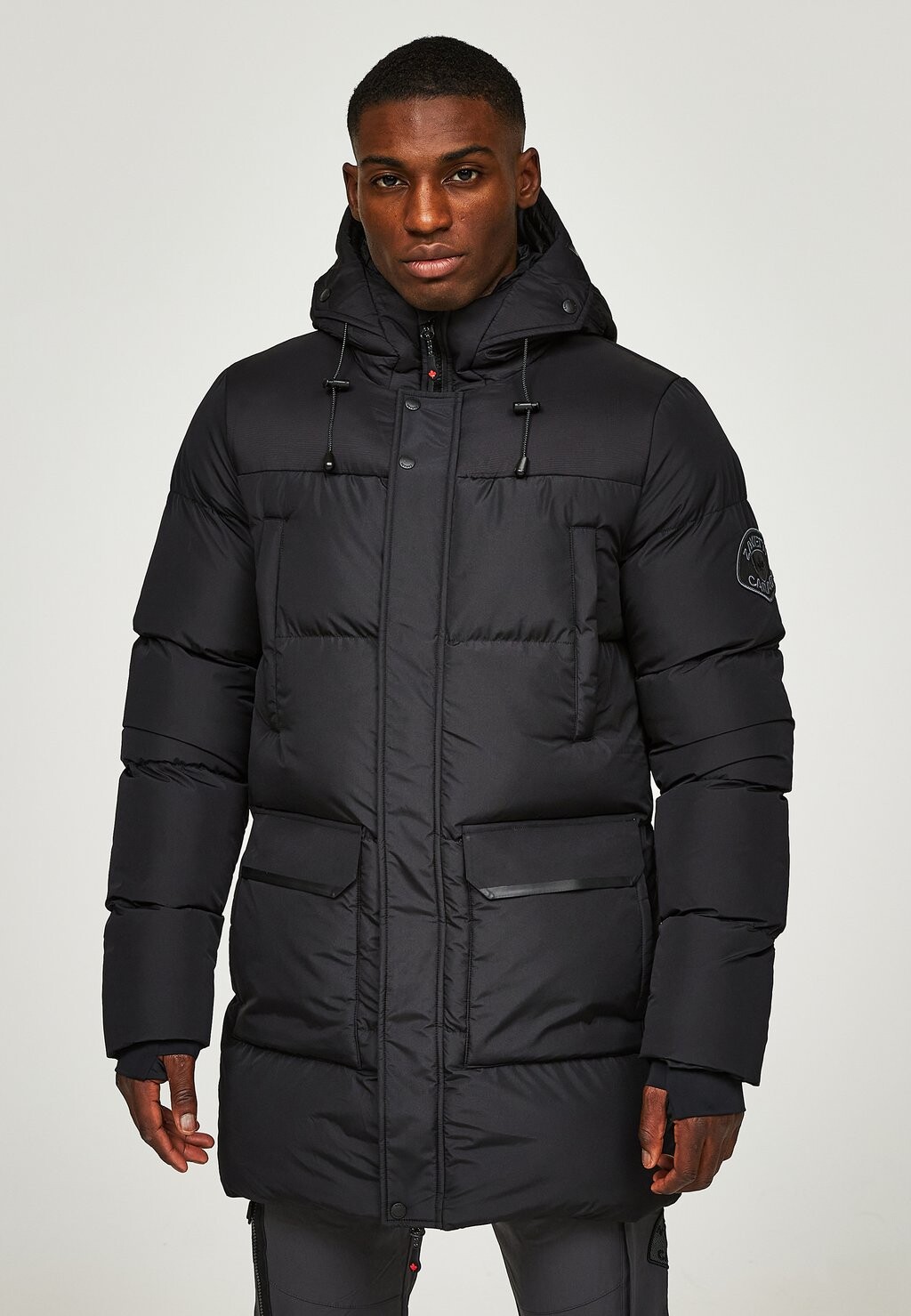

Парка Amos Puffer Jacket Alessandro Zavetti, черный