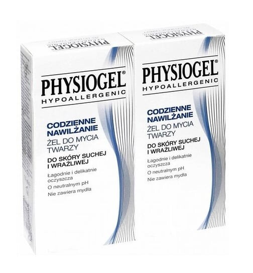 

Физиогель Гипоаллергенный, Daily Moisture, гель для умывания лица, 2 шт., Physiogel