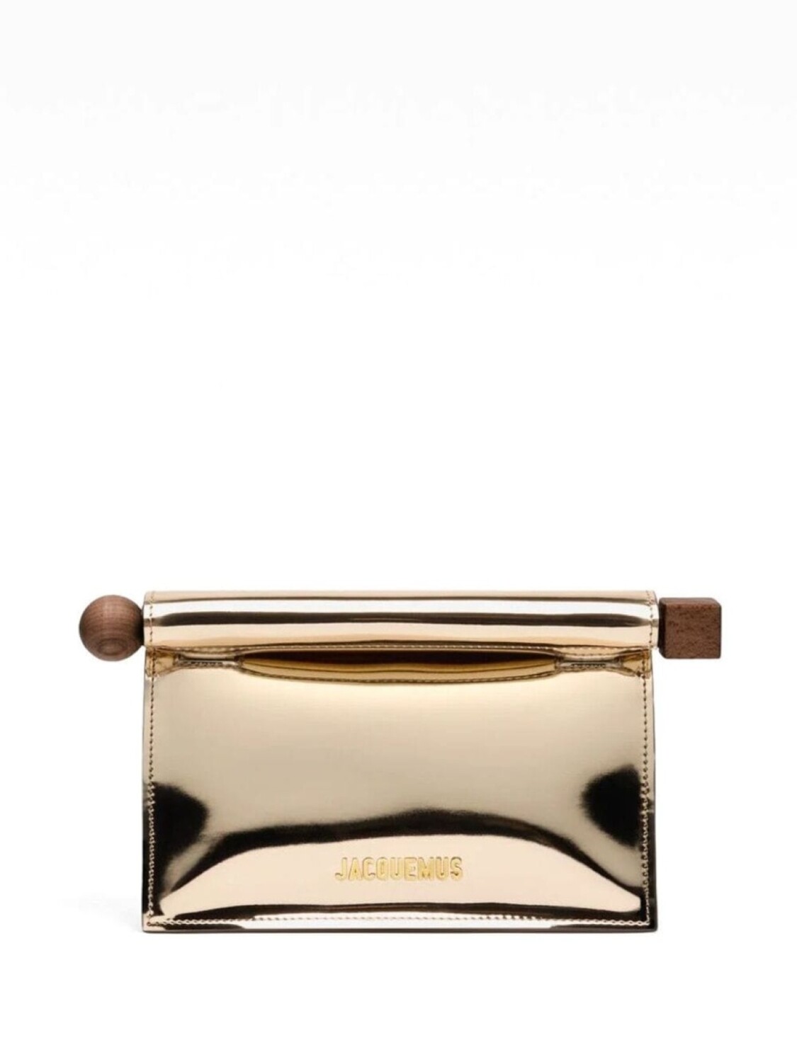 

Jacquemus клатч La Petite Pochette Rond Carré, золотистый