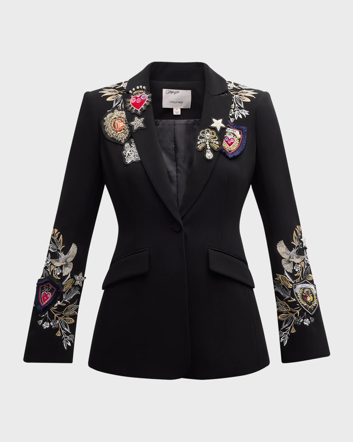 

Блейзер Cheyenne с нашивкой Heritage Cinq A Sept, цвет Black Multi