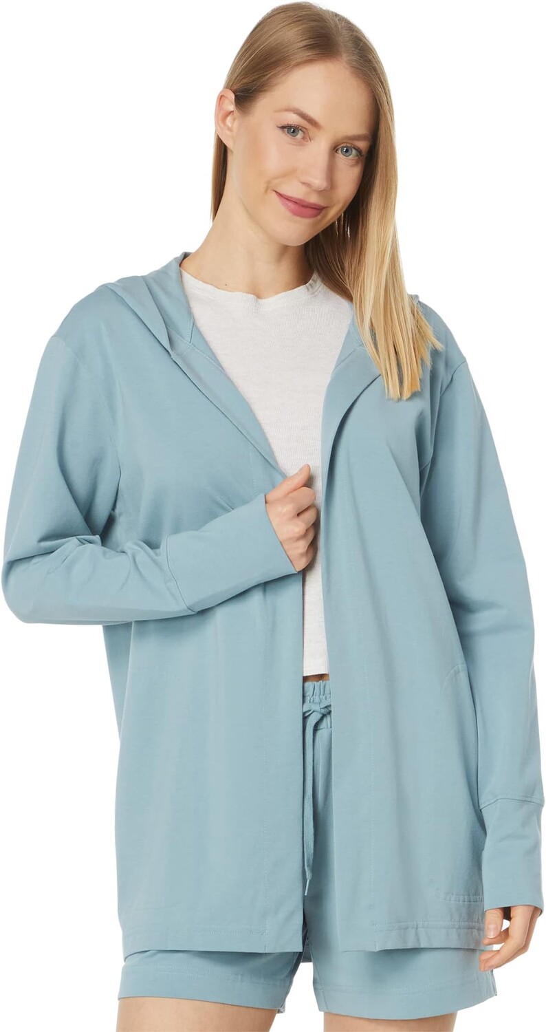 

Свитер Solid Crusher-Flex Open Cardigan Life is Good, цвет Smoky Blue