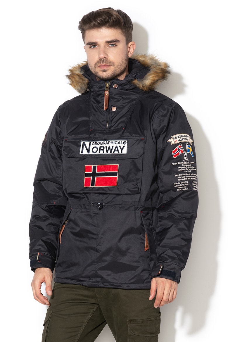 

Легкая утепленная куртка Barman на молнии Geographical Norway, белый