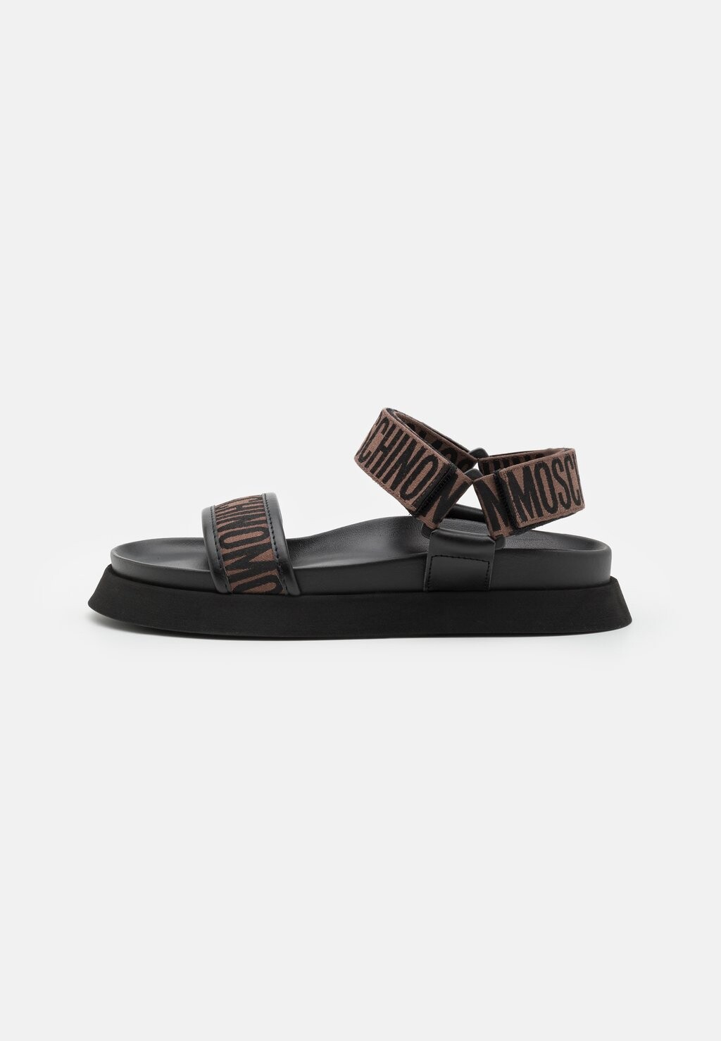 

Сандалии Logo MOSCHINO, цвет brown/black