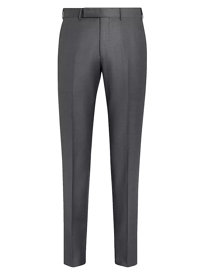 

Шерстяные брюки Trofeo Zegna, серый