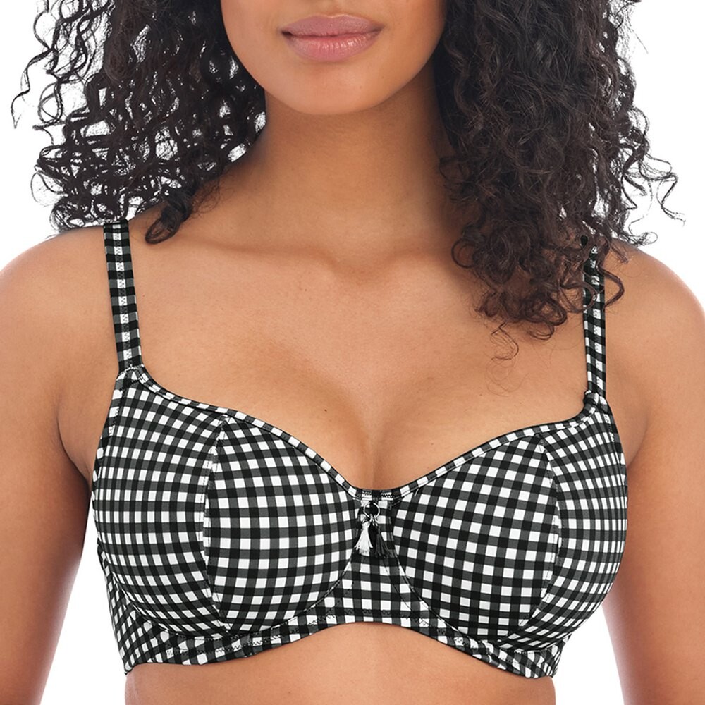 

Топ бикини Freya Swim Vichy Check In AS201903, черный