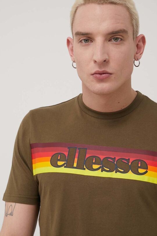 

Футболка из хлопка Ellesse, зеленый