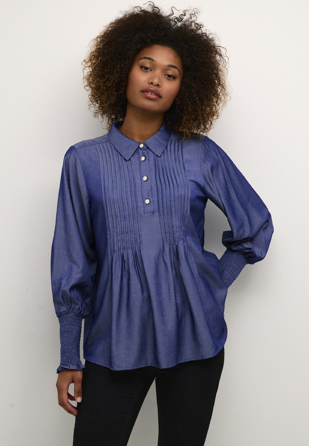 

Блузка Cuolly Culture, цвет blue wash