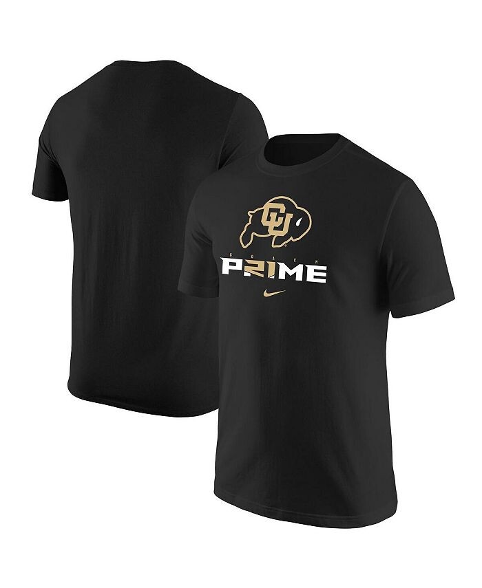 

Мужская черная футболка Colorado Buffaloes Coach Prime Nike, черный