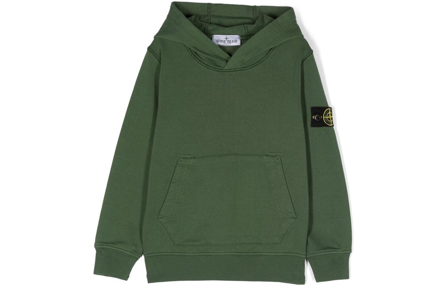 

Толстовка детская Stone Island с карманом, зеленый