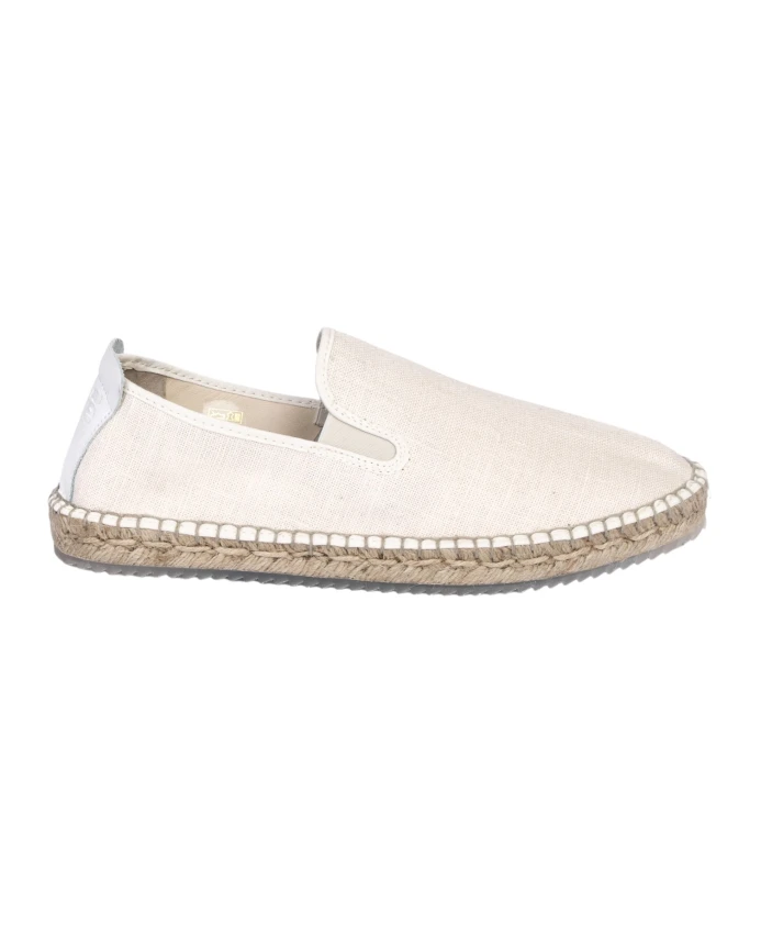 

Туфли на плоской подошве для летних нарядов Espadrilles, белый