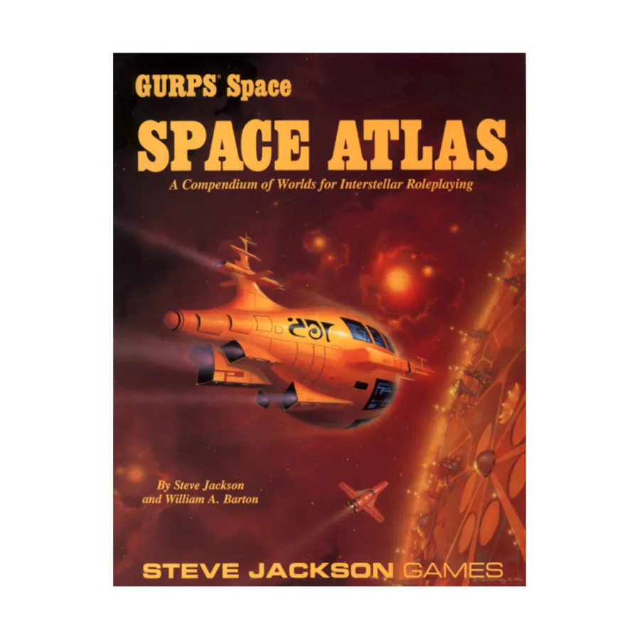 

Space Atlas #1, GURPS (1st-3rd Edition) - Space, мягкая обложка