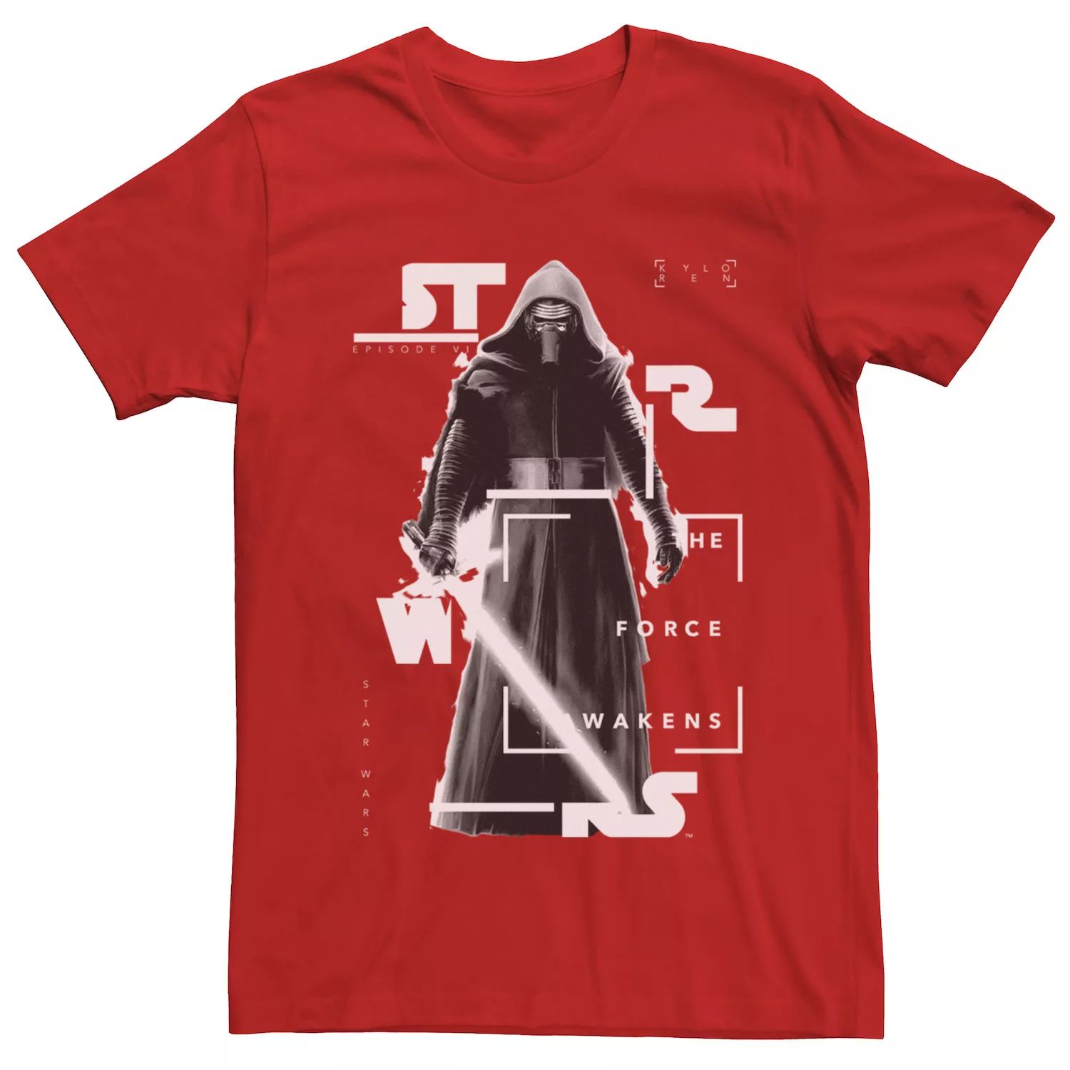 цена Мужская футболка с портретом Kylo Ren Fragment The Force Awakens Star Wars
