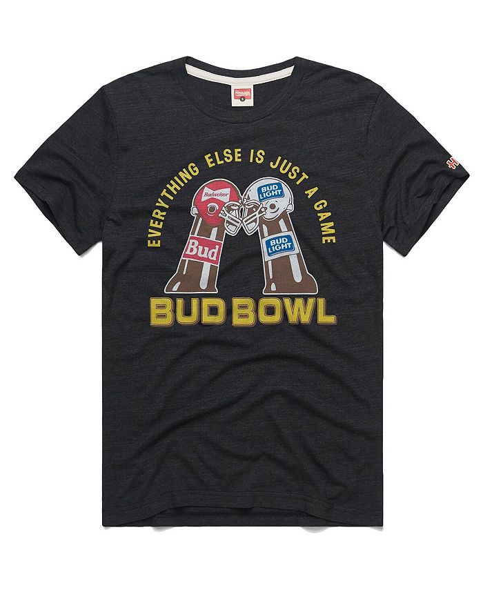 

Мужская темно-серая футболка Budweiser Bud Bowl Tri-Blend Homage, серый