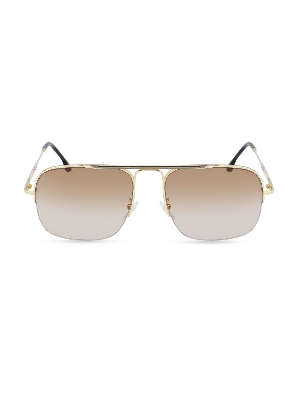 Прямоугольные солнцезащитные очки Clifton 58 мм Paul Smith, золотой