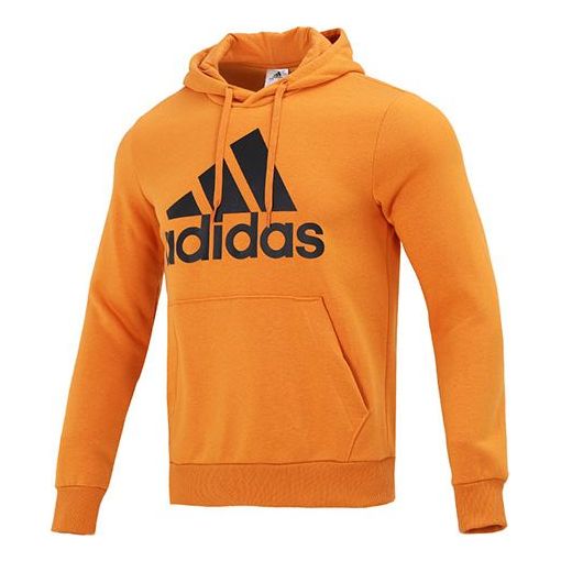 Толстовка Men's adidas Bl Fl Hd Kangaroo Pocket Orange, оранжевый