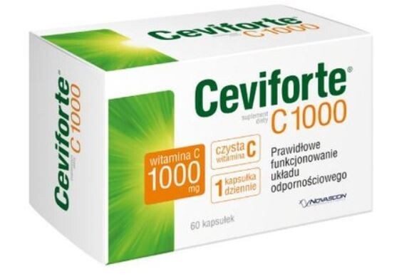 

Витамин С в капсулах Ceviforte C 1000 Kapsułki, 60 шт