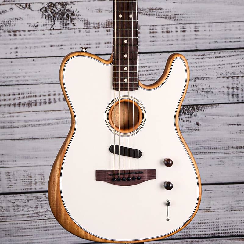 Акустическая гитара Fender Acoustasonic Player Telecaster | Rosewood/Arctic White