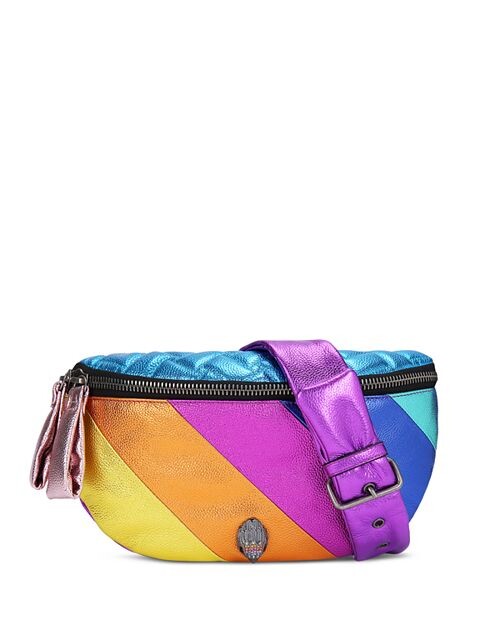 

Поясная сумка Kensington из металлизированной кожи KURT GEIGER LONDON, цвет Multi