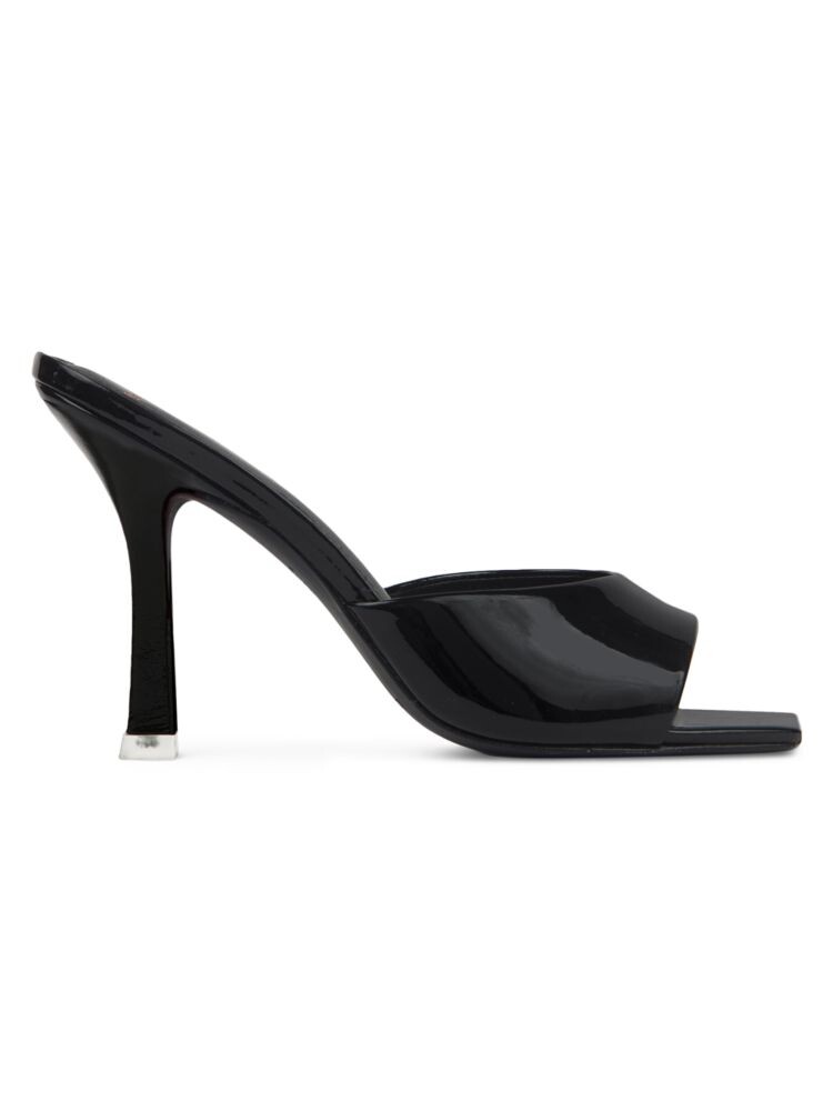 

Сандалии Victoria на шпильке без шнуровки Black Suede Studio, черный