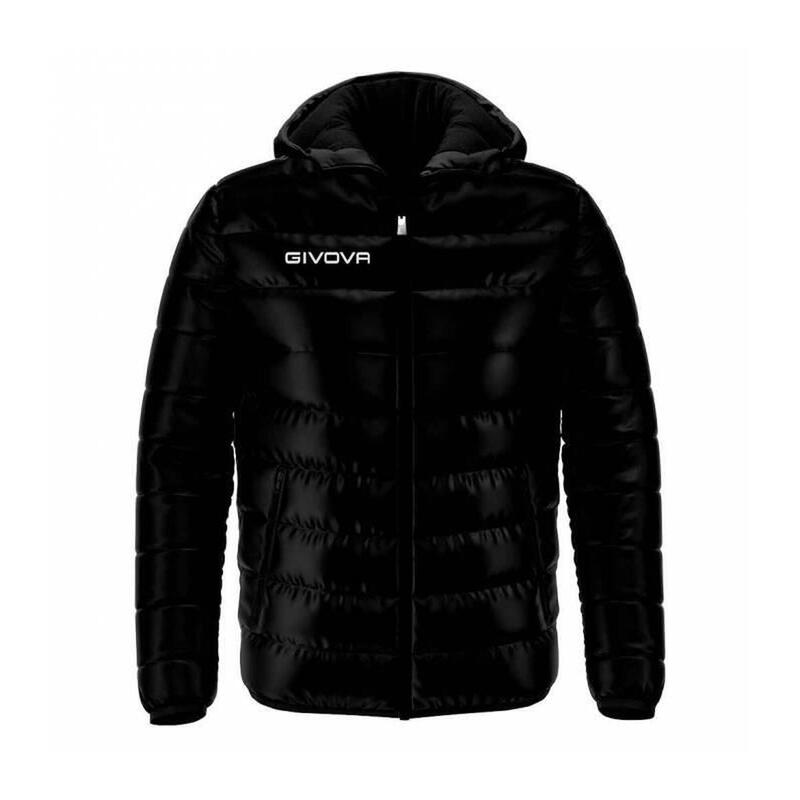 Футбольная утепленная куртка Givova Olanda черная