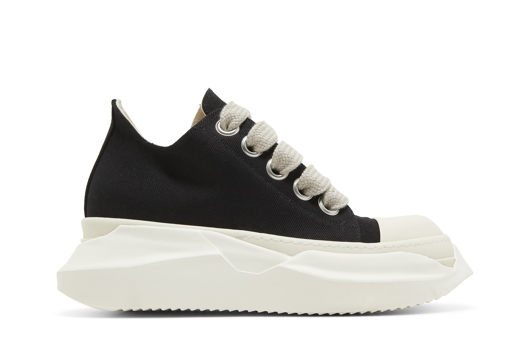 

Низкие кроссовки Rick Owens DRKSHDW Fogachine Cotton Denim Megalace Abstract Low, черный