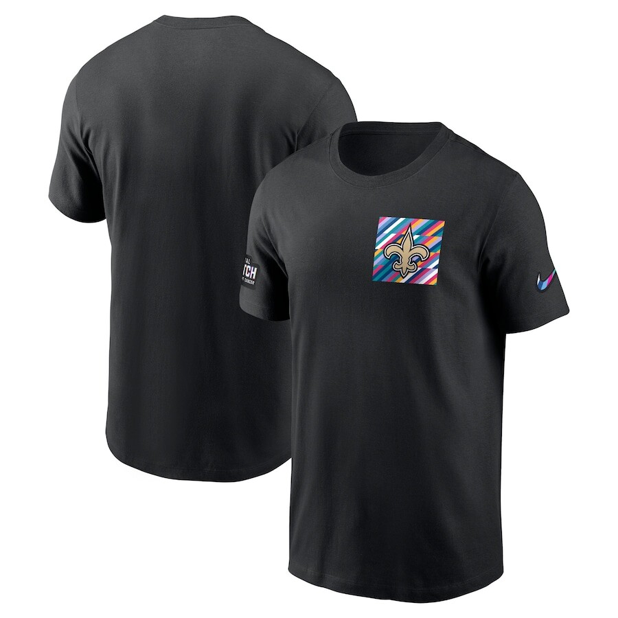 

Футболка с коротким рукавом Nike New Orleans Saints, черный
