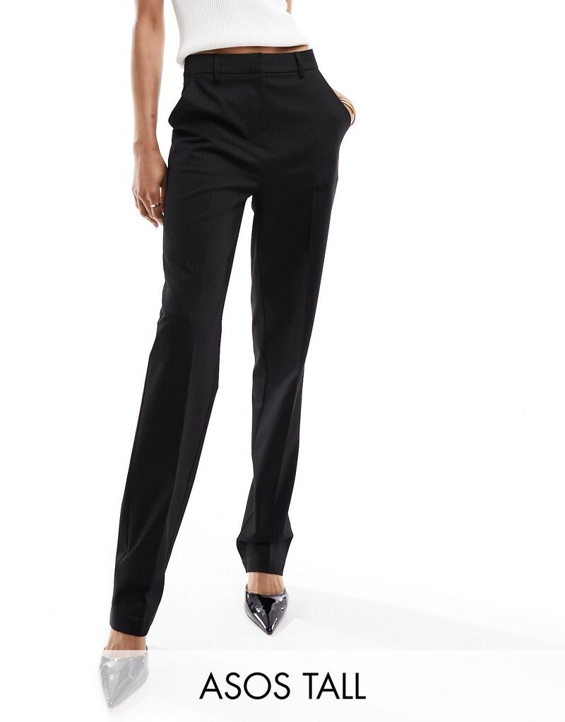 

ASOS DESIGN Tall — Брюки-карандаш в рубчик
