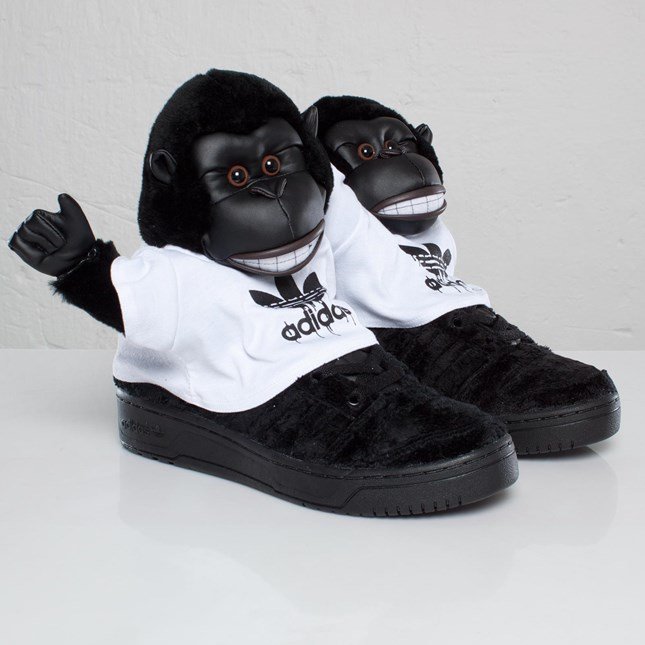 Кроссовки Adidas Jeremy Scott 'Gorilla', черный adidas originals x jeremy scott rally