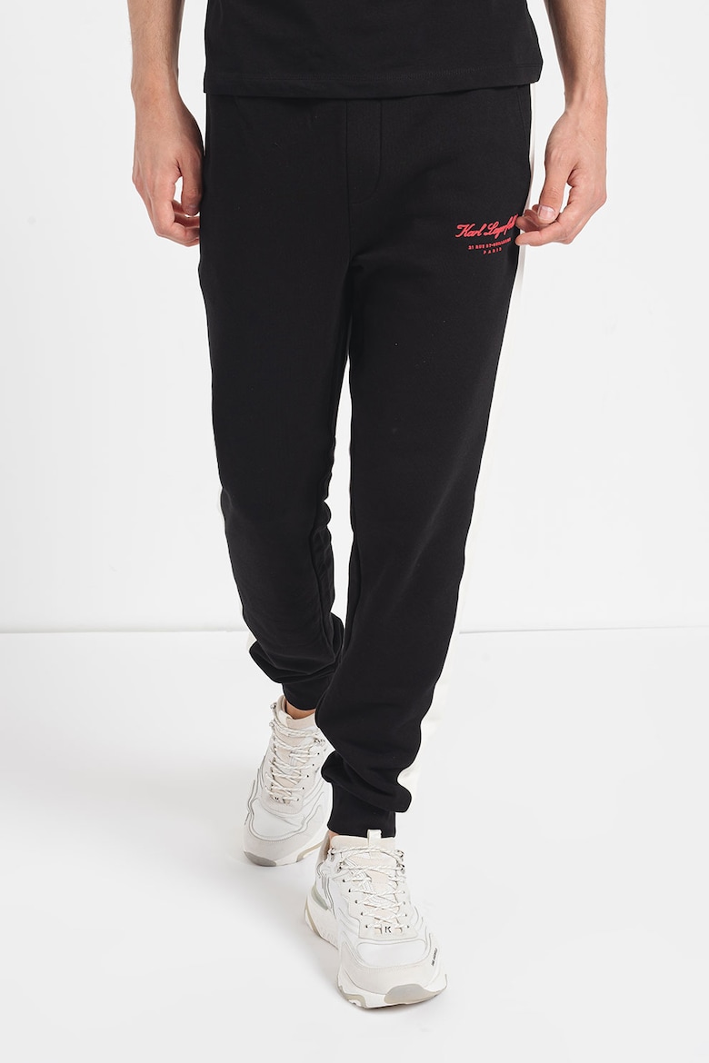Спортивные брюки с цветными блоками Karl Lagerfeld, черный